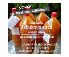 Jabukovo sirće OD DIVLJIH JABUKA Nefiltrirano - Bioaktivno