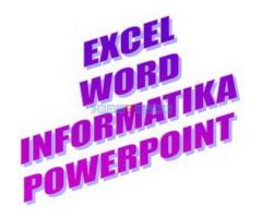 EXCEL, INFORMATIKA, WORD, POWERPOINT, WINDOWS - časovi