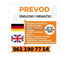 Visokokvalitetna prevodilačka usluga za engleski i nemački