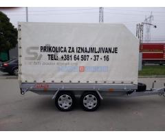 IZNAJMLJIVANJE AUTO PRIKOLICA SA CERADOM - Fotografija 4/6