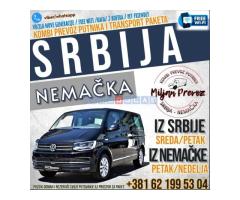 Kombi prevoz Srbija-Nemacka