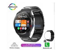 NOVO- GT3 Pro Bluetooth NFC Smart Watch - Crni - Fotografija 1/6