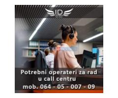 Potrebni operateri za rad u call centru