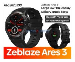 Novo- Zeblaze Ares 3 Bluetooth Smartwatch, Pozivi - Fotografija 1/6