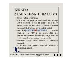 Izrada Seminarskih i Maturskih Radova - Fotografija 4/6