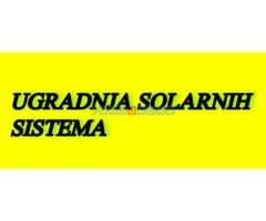 UGRADNJA SOLARNIH SISTEMA