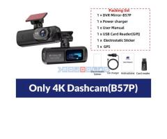 E-ACE Auto Kamera UHD 4K WIFI GPS + SD 64GB Gratis