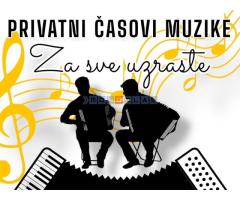 PRIVATNI ČASOVI MUZIKE ZA SVE UZRASTE