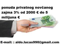 Ponuda financiranja od 3%.