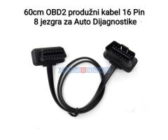 OBD2 produžni kabel 16 Pina, 8 jezgra za ELM Auto Dij - Fotografija 4/6