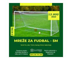 Mreže za golove 5x2m (par)