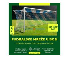 Mreze za fudbalske golove - plitka (par)