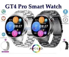 NOVO - GT4 PRO Smart Watch GPS, NFC, ECG+PPG, BT Poziv - Fotografija 1/6